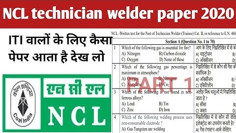 NCL technician welder paper 2020 | Welding theory questions paper #welder #aducational #welding