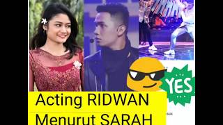 ACTING RIDWAN MENURUT KEKASIHNYA - Sarah fazny - Drama musical Azab #daa4 #ridwanlida #sarahfazny