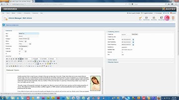Insert Image into Joomla 1.6 Article