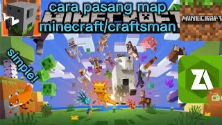 Cara Masang Map Minecraft/Craftsman #tutorial #craftsmanminecraft screenshot 3
