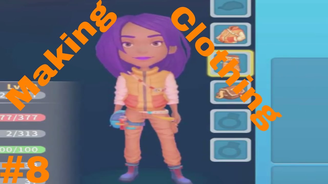 My Time at Portia, Making Clothes "Let's Play ep8" YouTube