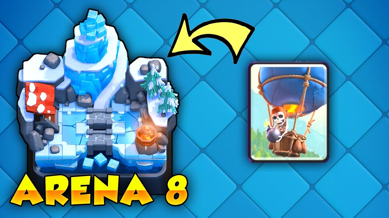 Best Balloon Freeze Deck Arena 8 Best Balloon Deck Clash Royale Arena 8 2022 YouTube