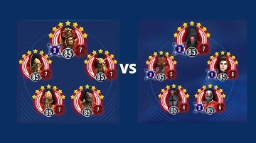 Star Wars Galaxy of Heroes Geonosian Team vs Full Relic Darth Revan/Darth Malak