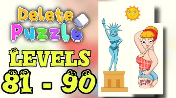 Delete Puzzle: Erase One Part - Levels 81 - 90 - Gameplay - Walkthrough #14