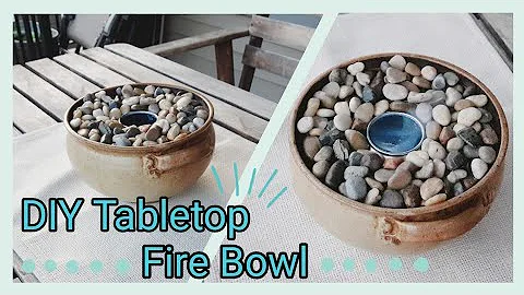 🔥DIY Tabletop Fire Bowl or Fire Pot || Outdoor DIY and Decor Challenge