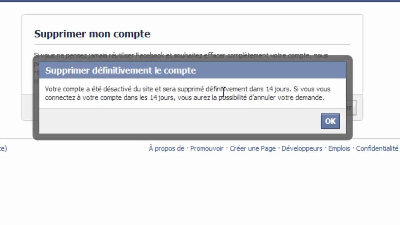 Comment Supprimer Definitivement Mon Compte Facebook Youtube