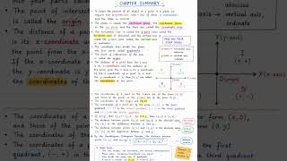 📘 Class 9 Maths | Coordinate Geometry – Chapter Summary & Quick Revision | NCERT