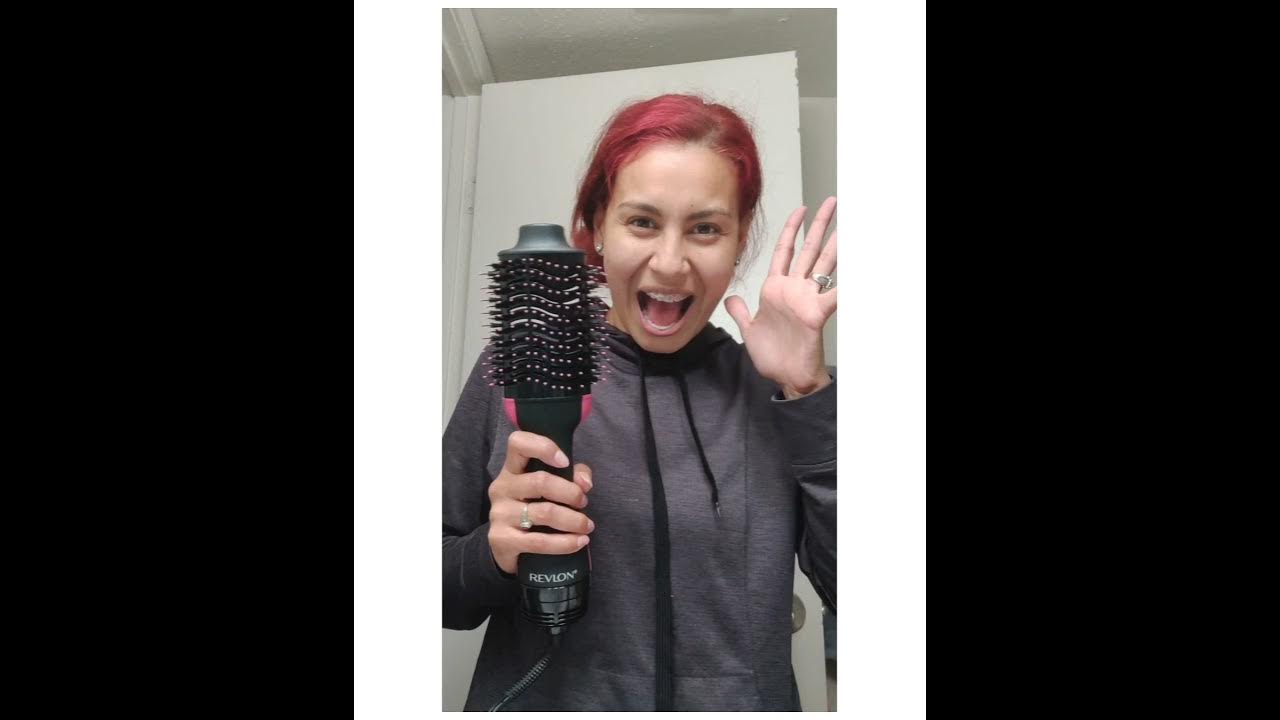 Revlon hair brush/dryer & Monat blow out cream + SHEIN haul YouTube
