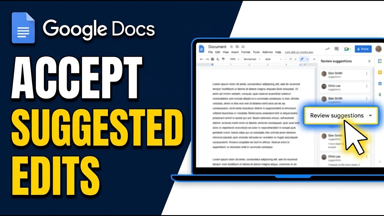 How to Accept All Suggested Edits at Once in Google Docs 2026 (Simple ...