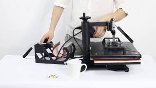 how to use 5 In 1 Digital Heat Press Machine screenshot 3