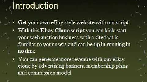 Ebay Clone Script