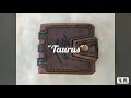 Брутальный мужской портмоне "Taurus" #handmade