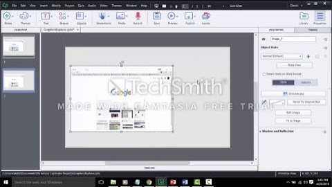 Graphics Explore Interaction using Captivate