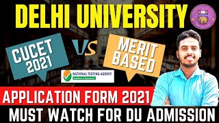 BIG NEWS: DU CUCET 2021 😱 | Delhi University 🔥| Delhi University CUCET 2021 | DU ADMISSION 2021