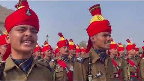 #जाट रेजीमेंट#  सीमापार खड़े दुश्मन को जाटों ने ललकारा है,जाट बलवान जय भगवान गूंजा जंगी नारा है