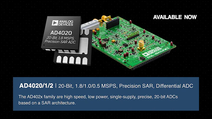 AD4020/AD4021/AD4022: 20-Bit, 1.8/1.0/0.5 MSPS, Precision SAR, Differential ADC