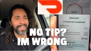 DoorDash Driver Is WRONG About “NO TIP” Customer. Apologizes Live