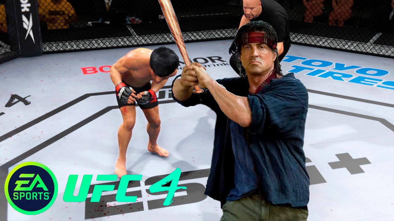 Ufc Rambo UFC4 Bruce Lee vs John Rambo EA Sports UFC 4 - Epic Fight - YouTube