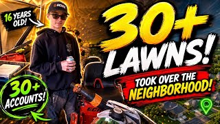 17-Year-Old Built THIS Lawn Care Setup?! 😳 | Shop Tour @Kevinscleancutz