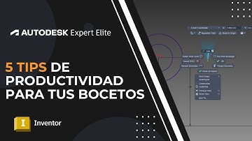 5 tips para ser más productivo al crear bocetos - TUTORIAL INVENTOR 2024