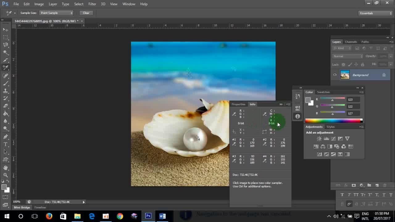 Photoshop CS6 22 Color Sampler Tool YouTube Photoshop CS6 22 Color Sampler Tool YouTube