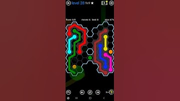 How To Solve Flow Free Hexes Inkblot Pack Level 28 9x9 Board Walk Through Solution Walkthrough