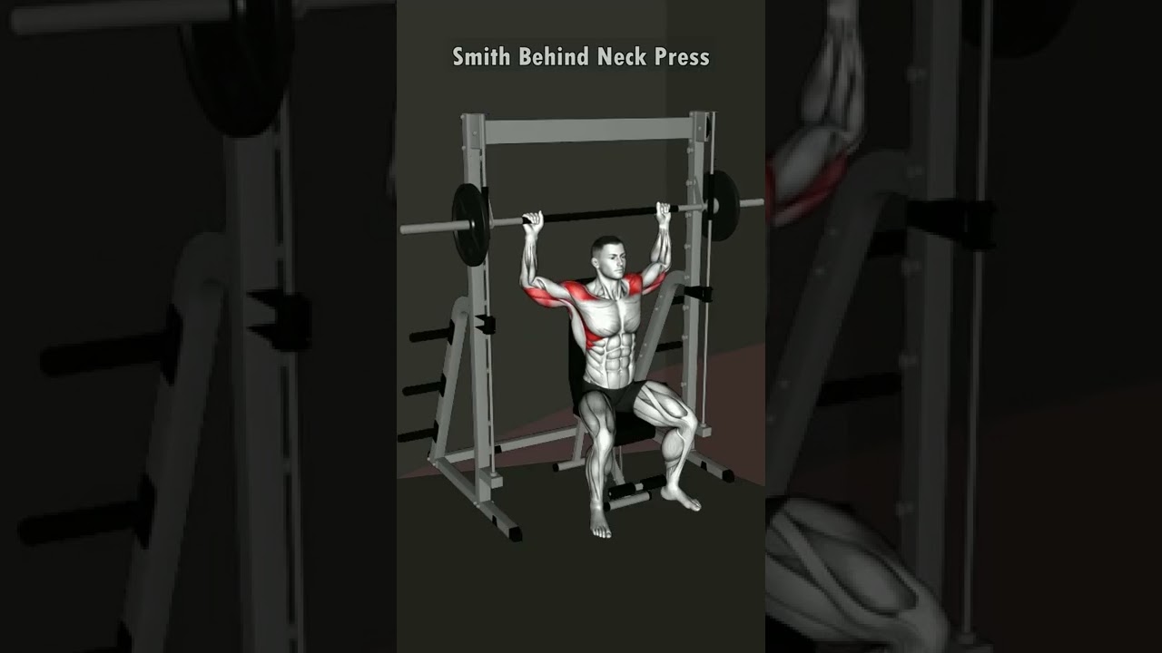 The Smith Behind Neck Press is a great Shoulder exercise  - Save and try your next workout