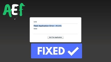 Fix Fatal application Error : #1141 - Rosetta Stone