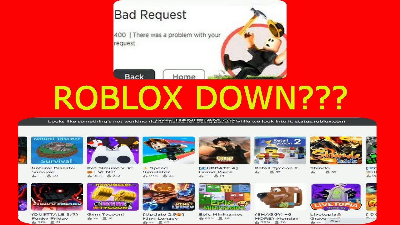 WHY IS ROBLOX DOWN?? 29 OCTOBER 2021 YouTube