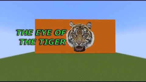 The Eye of the Tiger 🐯🐯 (Minecraft Note-Block Music)