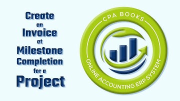 Create An Invoice At Milestone Completion For A Project
