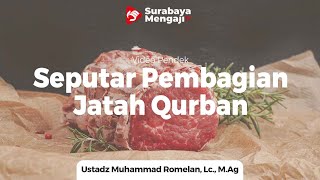 Seputar Jatah Pembagian Qurban - Ustadz Muhammad Romelan, Lc , M Ag