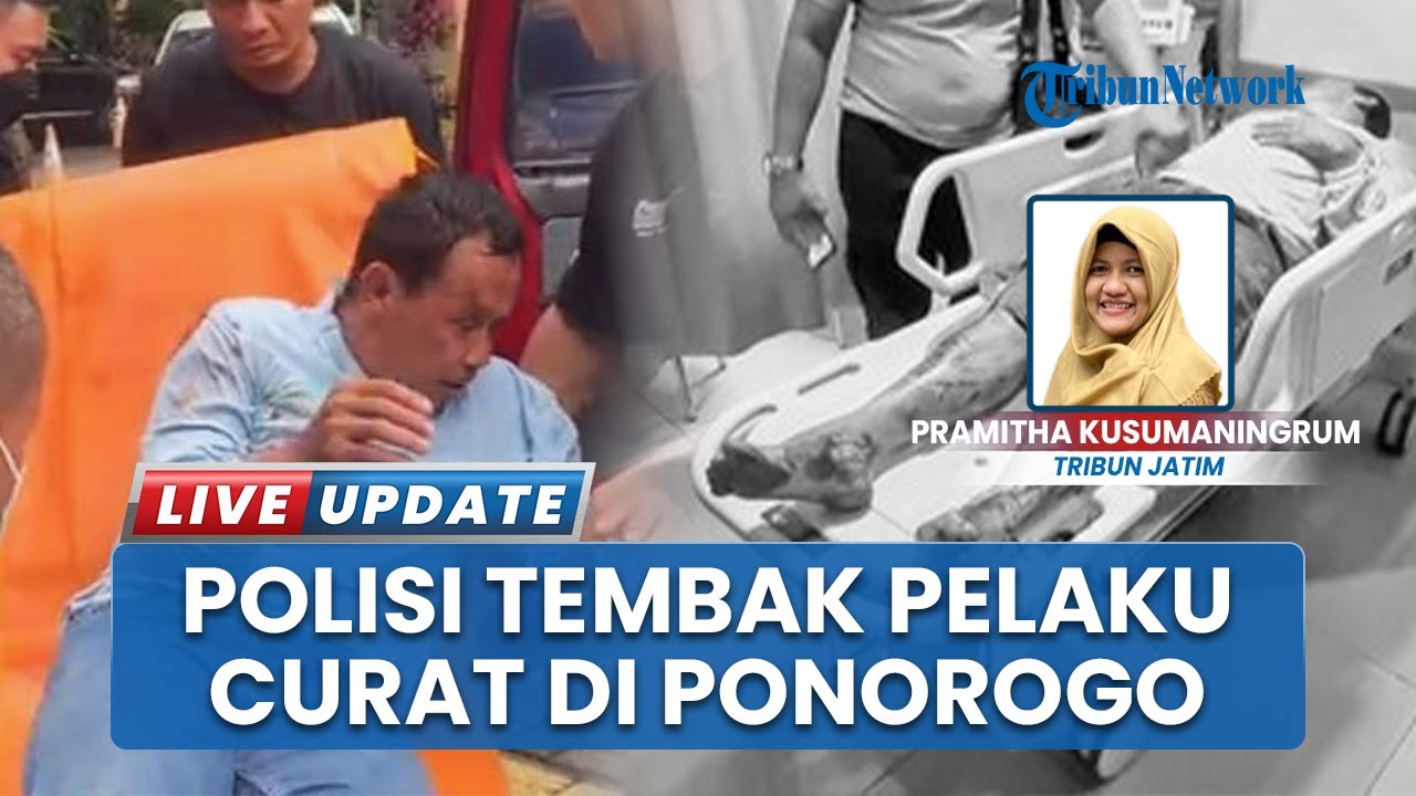 Pelaku Curat di Ponorogo Ditembak Polisi Usai Melawan saat Ditangkap dengan Modus Pecah Kaca