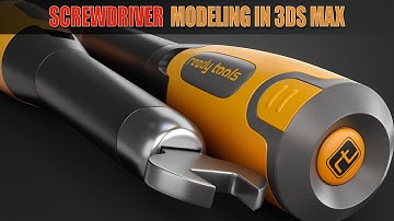 Topology Hard Surface: Button detail of a Screwdriver Modeling In 3ds Max-Part02 #6 || N°_79