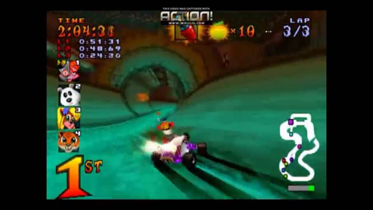 Games Nostálgicos - Crash Team Racing (CTR) [Gameplay] - YouTube