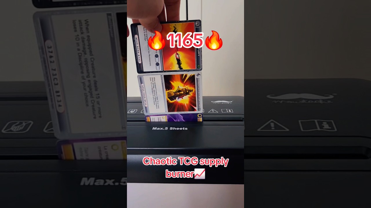 Chaotic TCG supply burner #76 