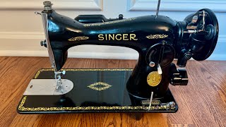 1950’s Singer sewing machine 15-91 for eBay listing - July 2025
