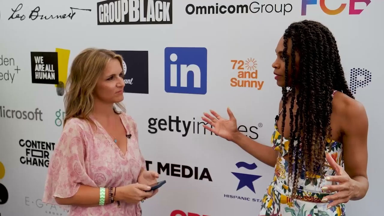 Ty Heath form the Linkedin B2B institute at Cannes Lions 