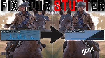 FIX YOUR STUTTER in RDR2 (VRAM STUTTERS)