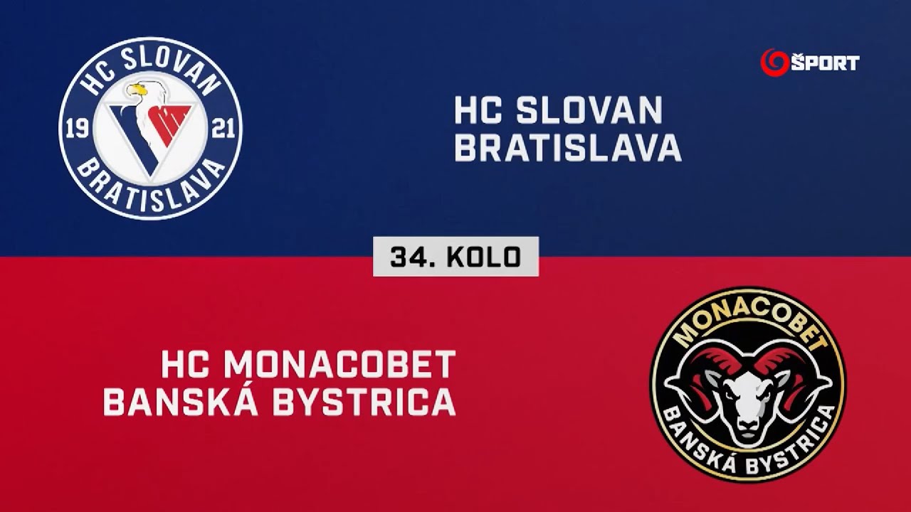34. kolo: HC Slovan Bratislava - HC MONACObet Banská Bystrica 5:1 (HIGHLIGHTY)