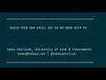 Build your own Excel 365 in an hour with F# - Tomas Petricek