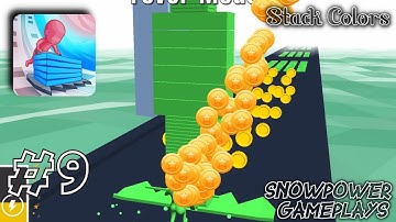 Stack Colors! - All levels Mobile Gameplay Walkthrough level 16-17