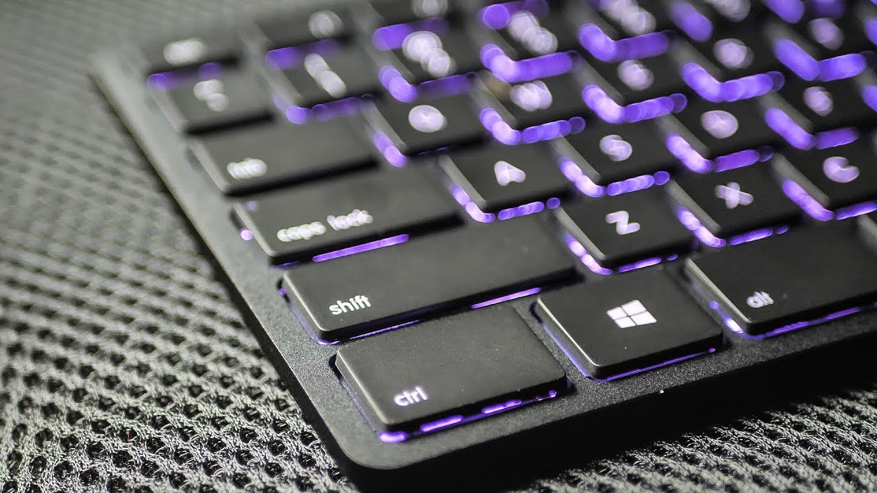 Cea mai ELEGANTA tastatura Non-Gaming, Subtire, Silentioasa, RGB - YouTube