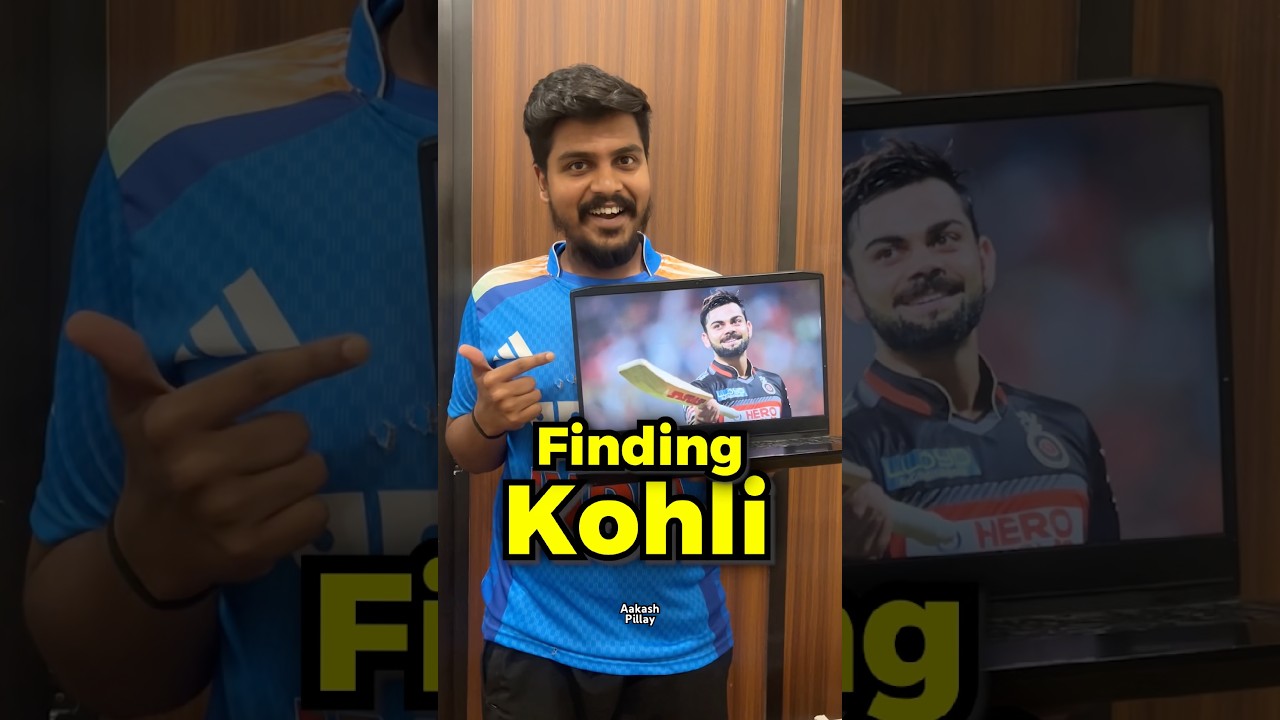 Finding Virat Kohli! 🏏