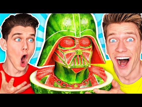 food-art-challenge-3-&-how-to-make-the-best-epic-star-wars-custom-art-by-customizing-funny-foods