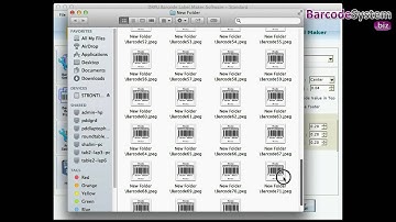 Understand how to create and print barcode label on Mac Machine