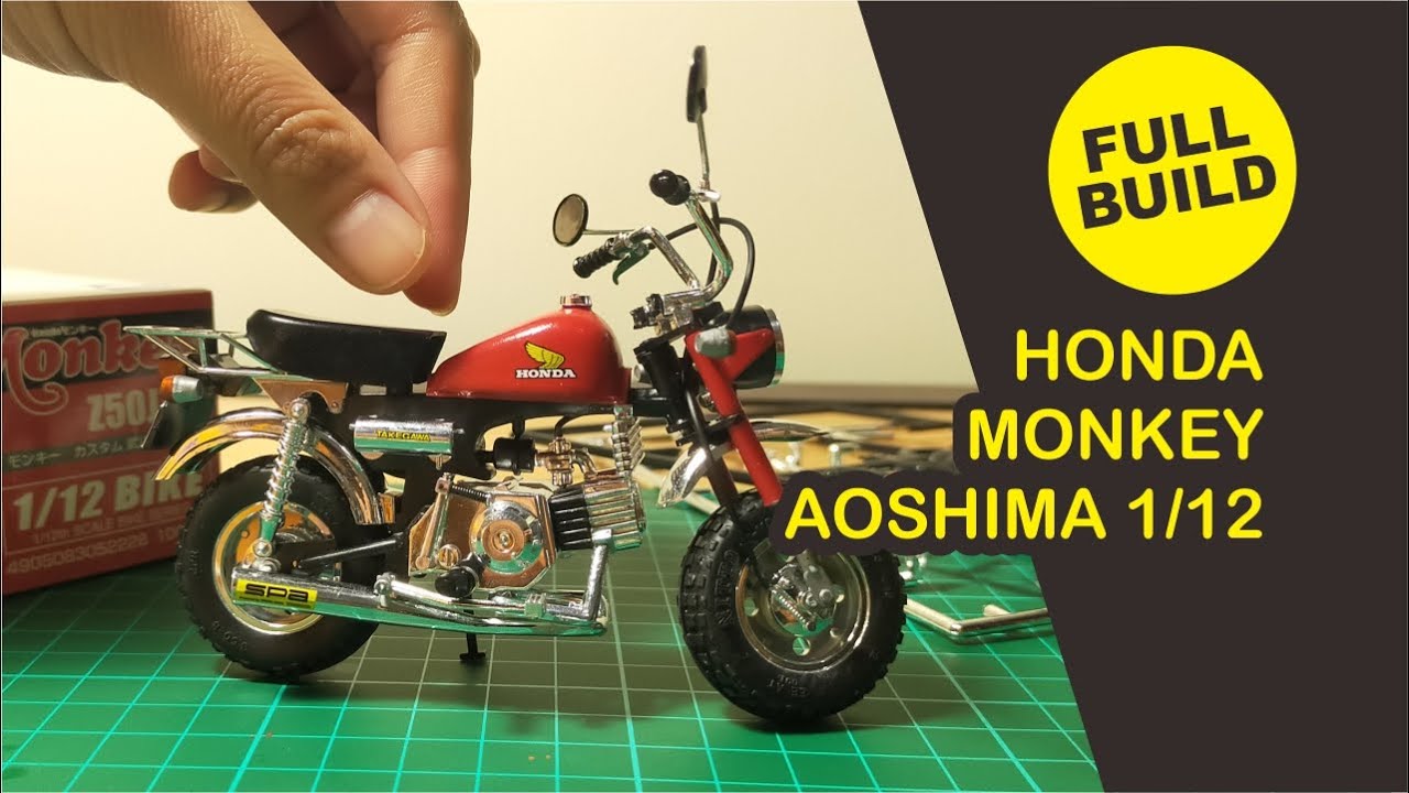 Aoshima Naked Bike 19 48771 Honda Monkey 1978 1/12 Scale Kit 