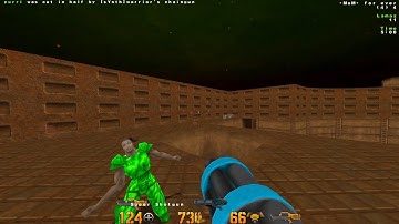 QUAKE 2 | warrior vs PURRI | 2003 | Friendly match on q2dm1 (The Edge)