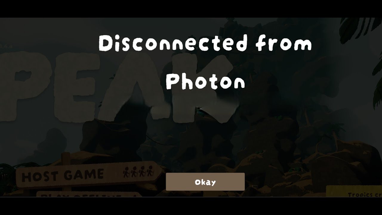 How To Fix PEAK Error Disconnected From Photon On PC
