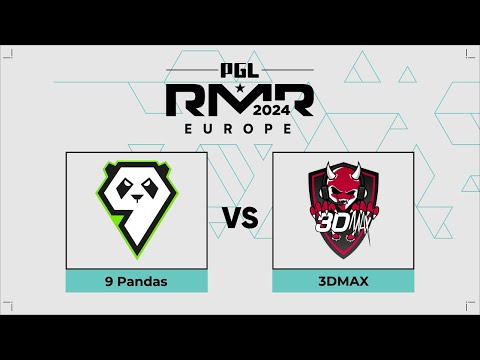 9 Pandas проти 3DMAX | Мапа 3 Ancient | PGL CS2 RMR EU 1